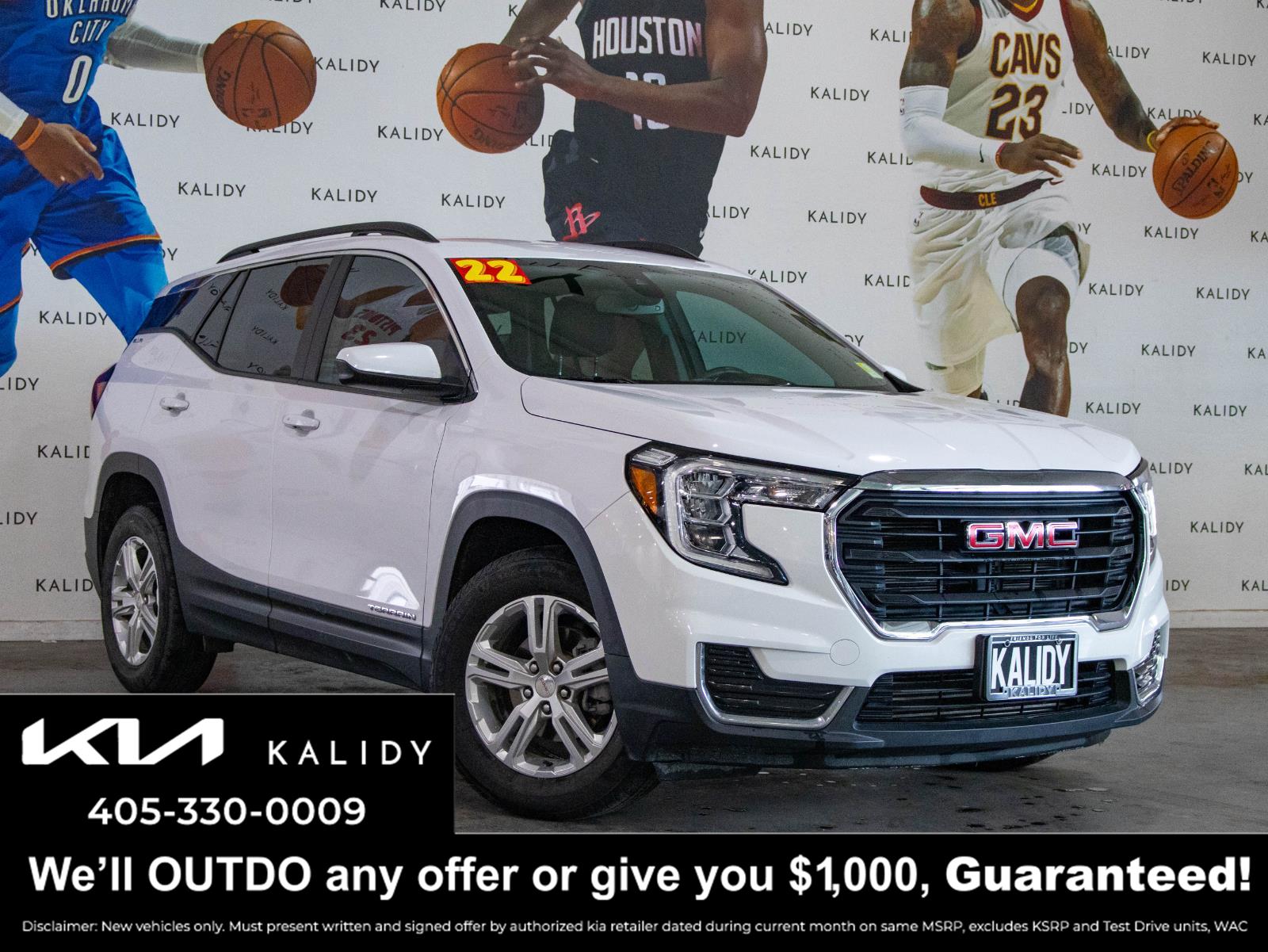 Summit White 2022 GMC Terrain SLE FWD SUV / Crossover Front-Wheel Drive 9-Speed Automatic Overdrive