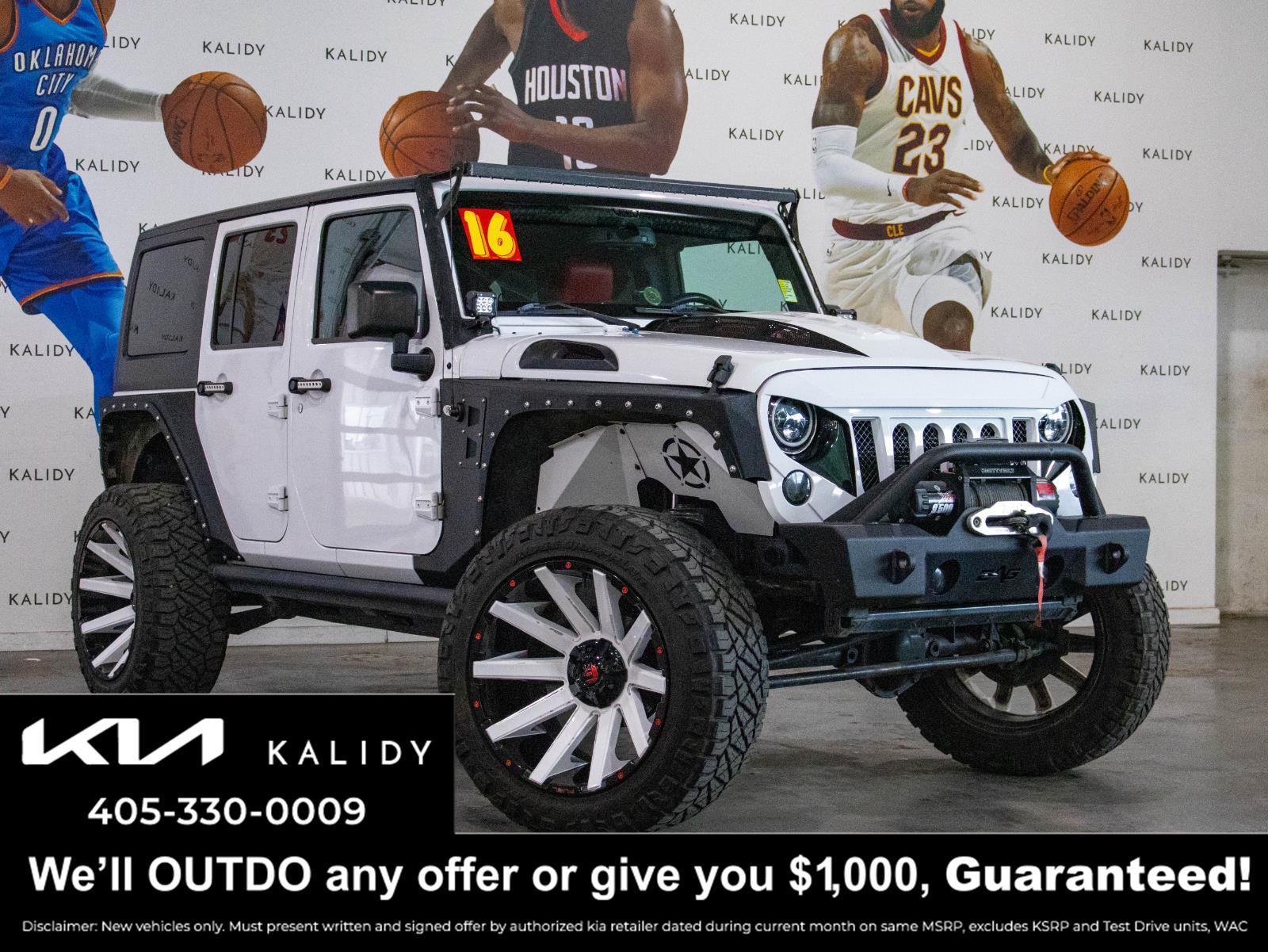 Bright White Clearcoat 2016 Jeep Wrangler SUV / Crossover Four-Wheel Drive 5-Speed Automatic