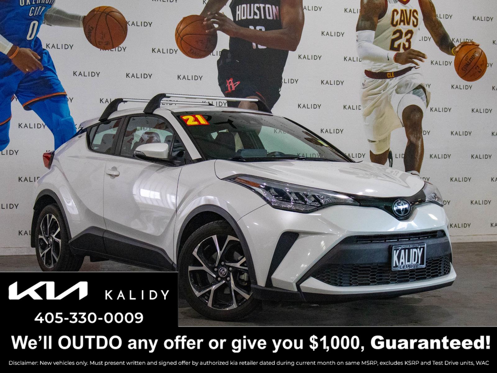White (Blizzard Pearl) 2021 Toyota C-HR XLE FWD SUV / Crossover Front-Wheel Drive Continuously Variable Transmission