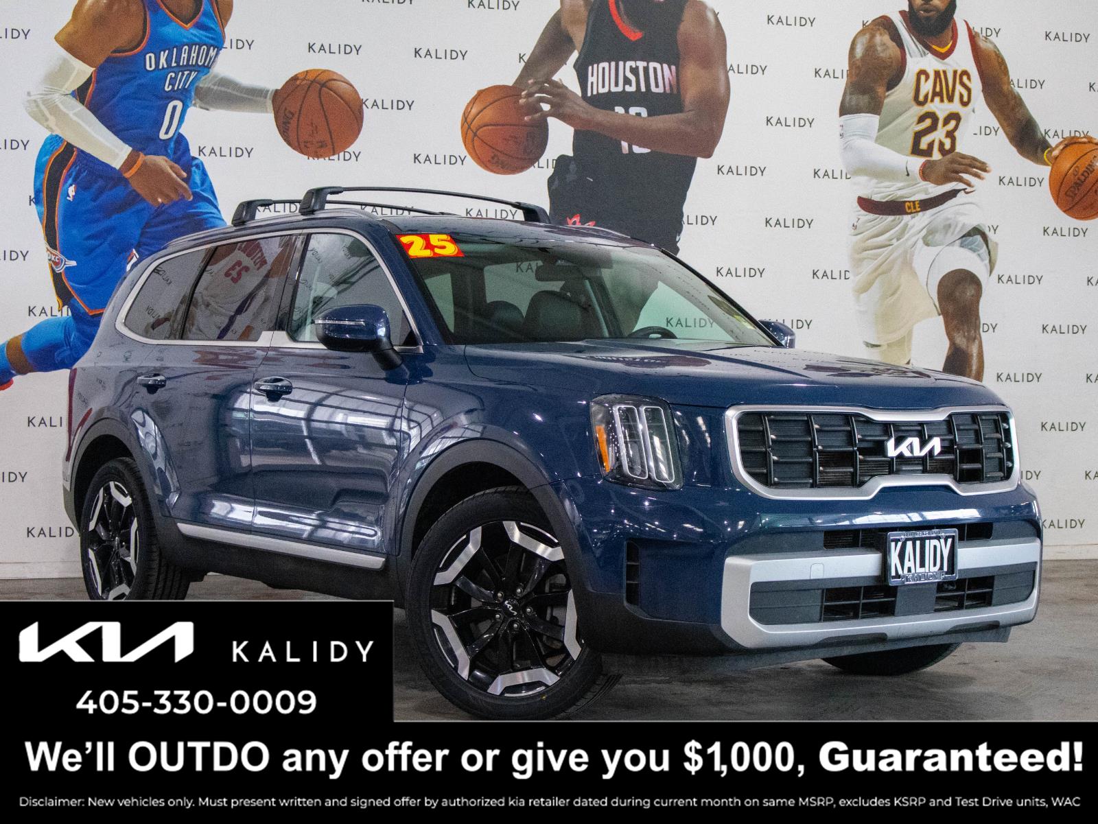 Midnight Lake Blue 2025 Kia Telluride SUV / Crossover All-Wheel Drive Automatic