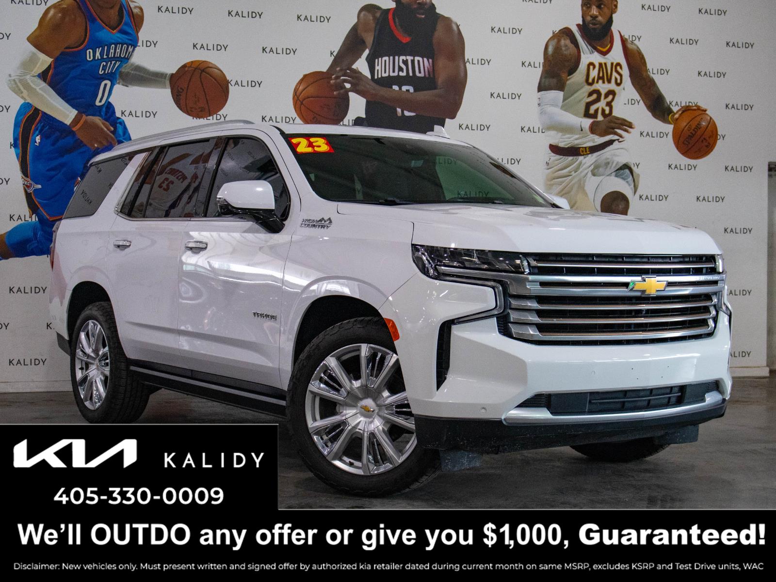 Summit White 2023 Chevrolet Tahoe SUV / Crossover Four-Wheel Drive Automatic