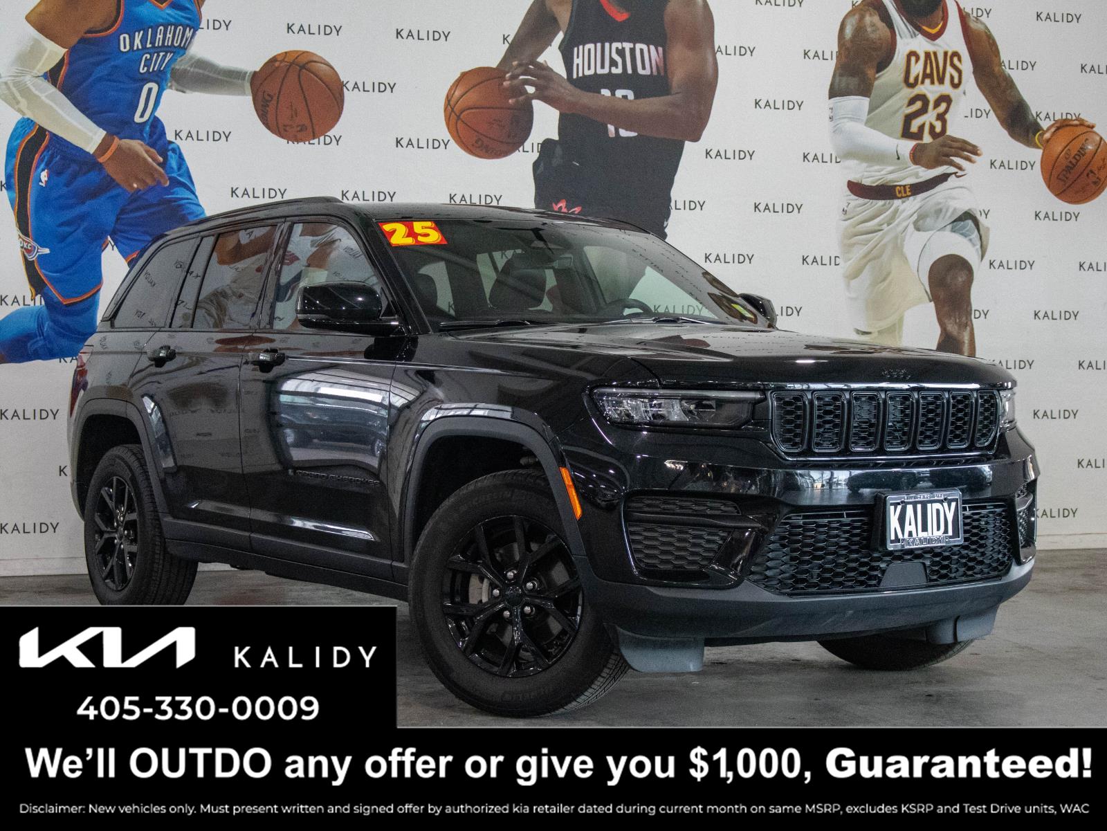 Diamond Black Crystal Pearlcoat 2025 Jeep Grand Cherokee Altitude 4WD SUV / Crossover Four-Wheel Drive 8-Speed Automatic