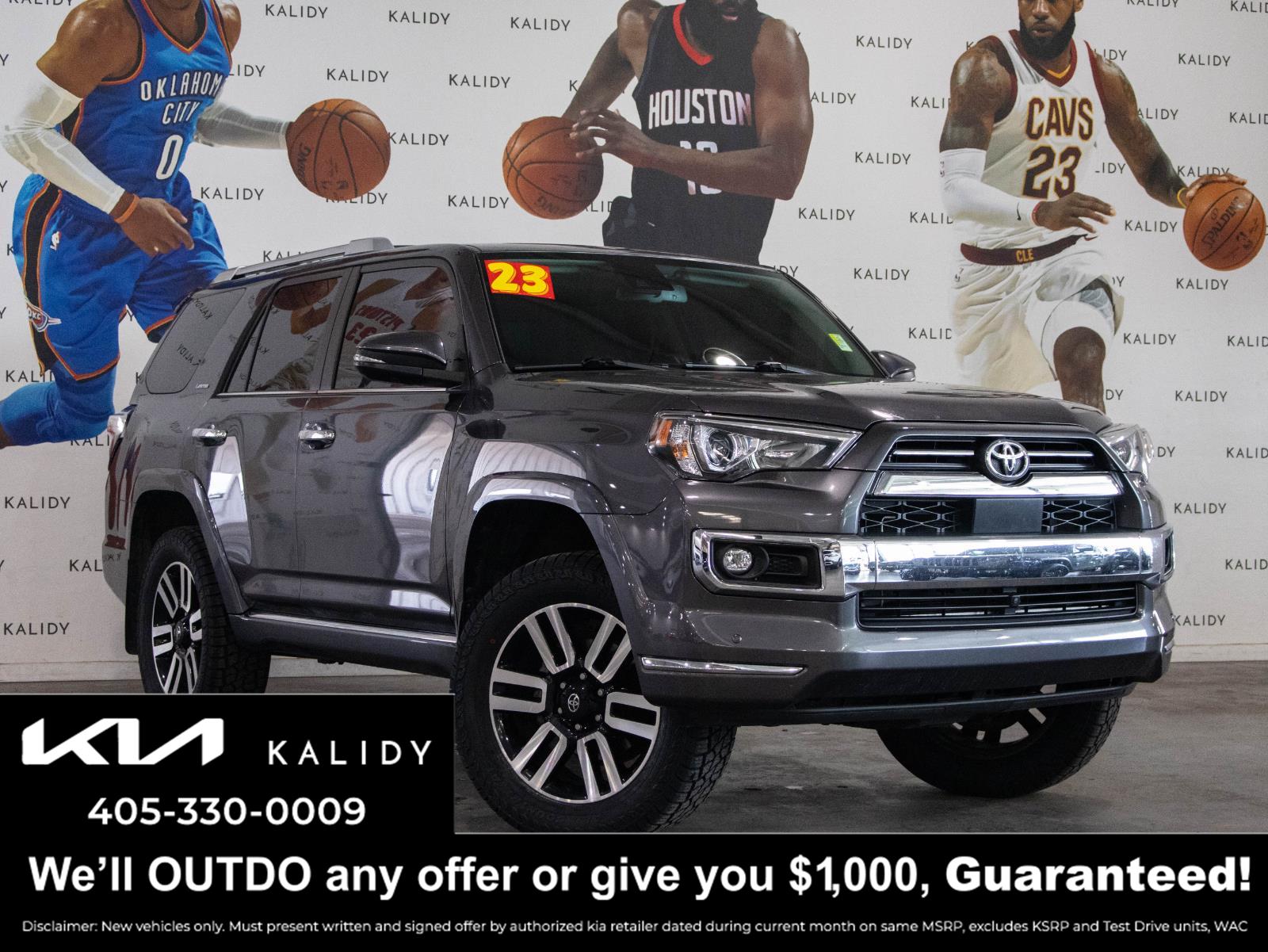 Magnetic Gray Metallic 2023 Toyota 4Runner Limited 4WD SUV / Crossover All-Wheel Drive Automatic