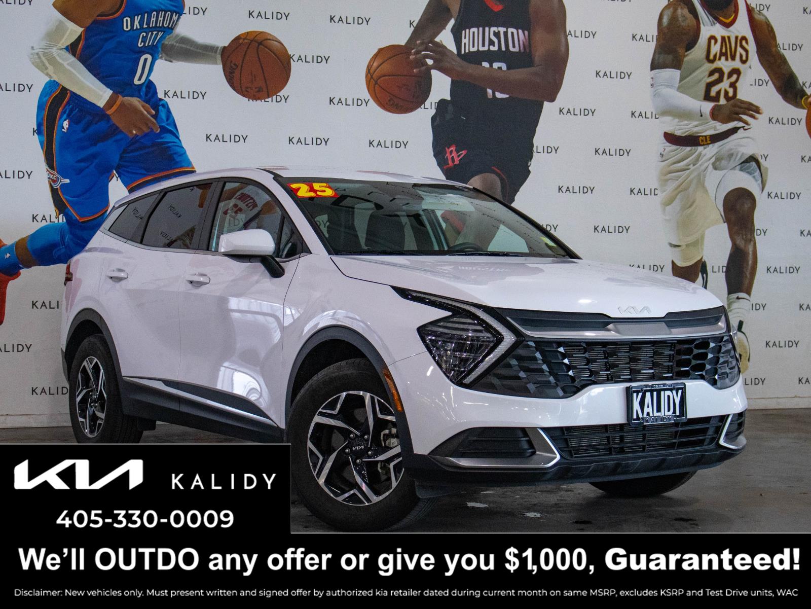 Glacial White Pearl 2025 Kia Sportage LX AWD SUV / Crossover All-Wheel Drive Automatic