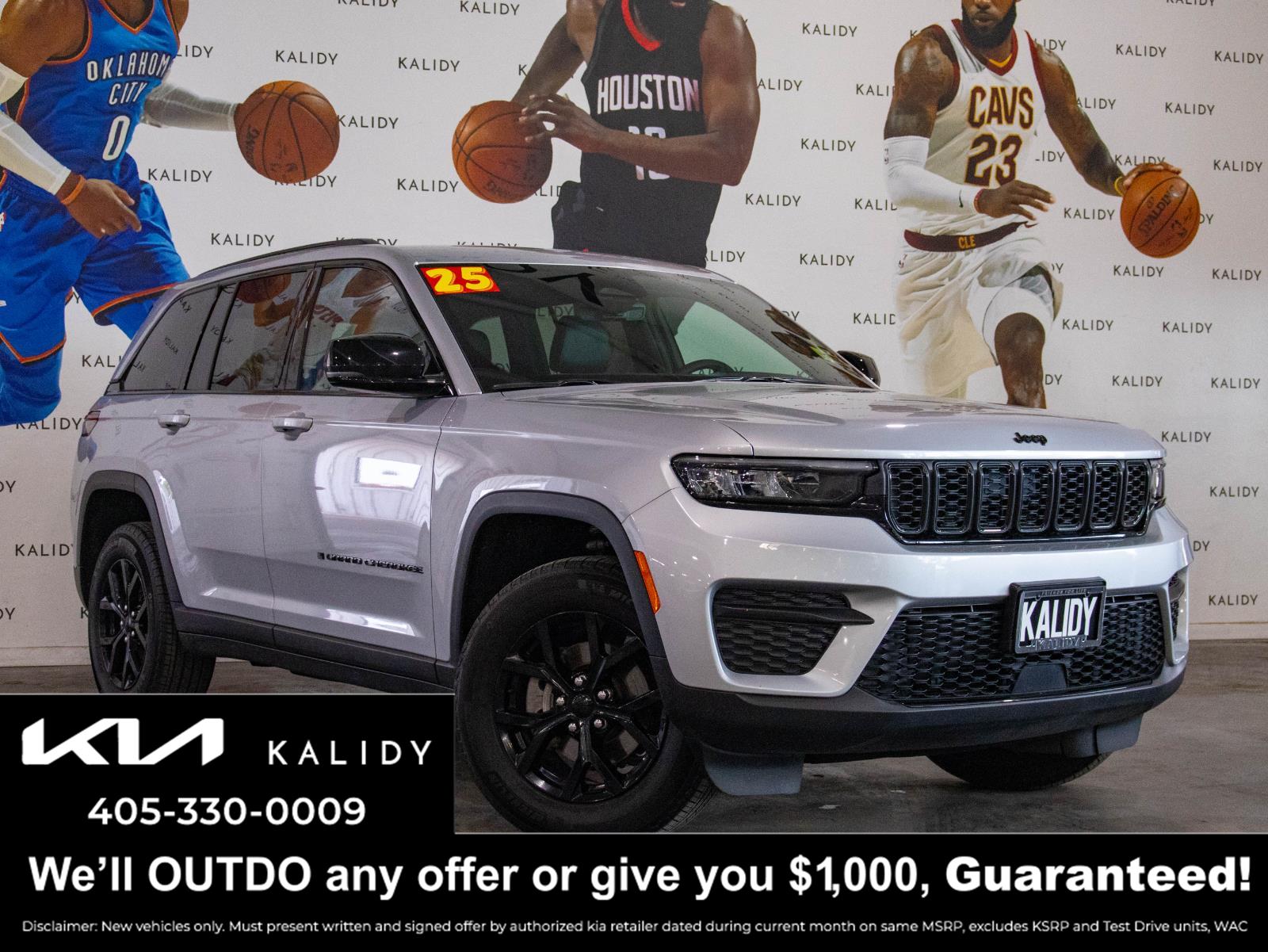 Silver Zynith 2025 Jeep Grand Cherokee SUV / Crossover Four-Wheel Drive 8-Speed Automatic
