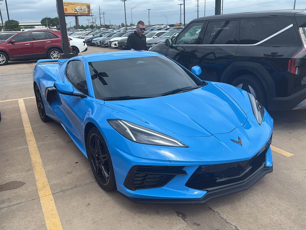 Rapid Blue 2024 Chevrolet Corvette Stingray 3LT Coupe RWD Coupe Rear-Wheel Drive 8-Speed Dual Clutch