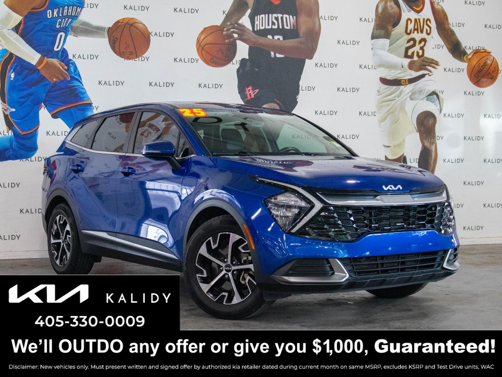 Sapphire Blue 2023 Kia Sportage EX FWD SUV / Crossover Front-Wheel Drive Automatic