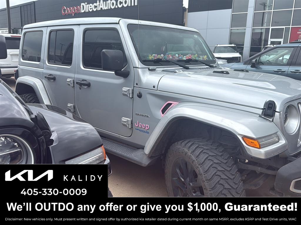 Silver Zynith Clearcoat 2022 Jeep Wrangler 4xe Sahara 4WD SUV / Crossover Four-Wheel Drive 8-Speed Automatic