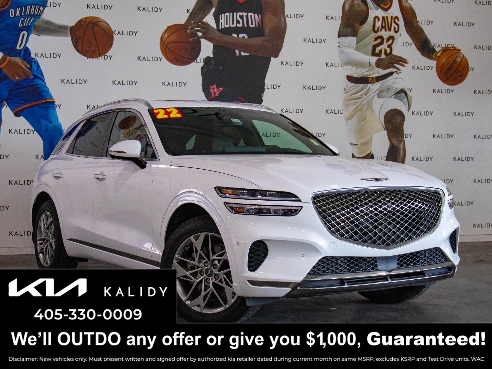 Alta White 2022 Genesis GV70 2.5T AWD SUV / Crossover All-Wheel Drive Automatic