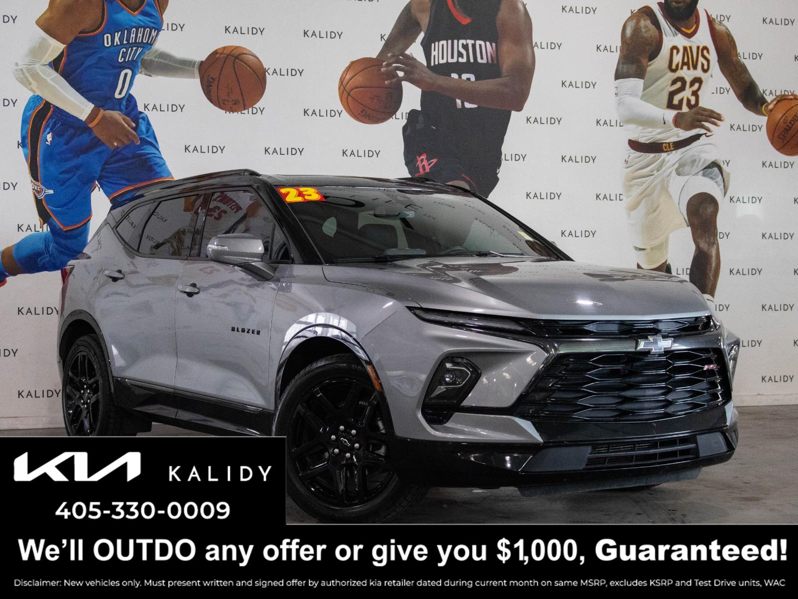 Sterling Gray Metallic 2023 Chevrolet Blazer RS AWD SUV / Crossover All-Wheel Drive 9-Speed Automatic