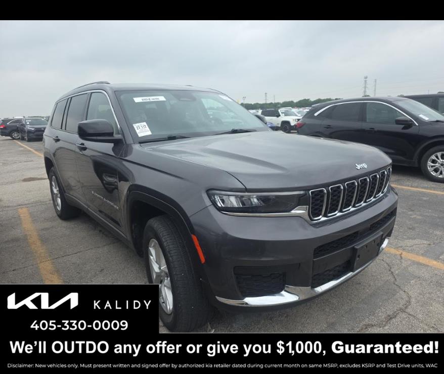 Baltic Gray Metallic Clearcoat 2023 Jeep Grand Cherokee L Laredo RWD SUV / Crossover 4X2 8-Speed Automatic