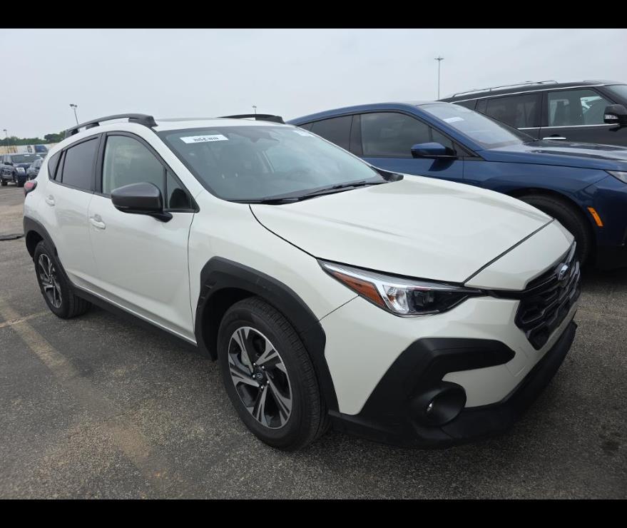 Crystal White Pearl 2025 Subaru Crosstrek Premium AWD SUV / Crossover All-Wheel Drive Continuously Variable Transmission