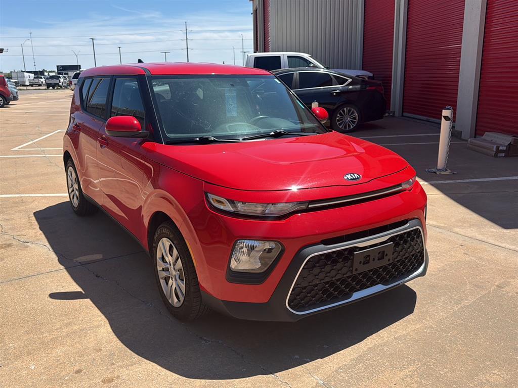 Inferno Red 2021 Kia Soul LX FWD SUV / Crossover Front-Wheel Drive Continuously Variable Transmission