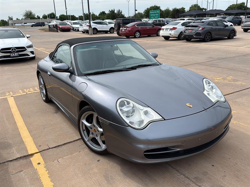 Silver 2003 Porsche 911 Carrera Cabriolet RWD Convertible Rear-Wheel Drive