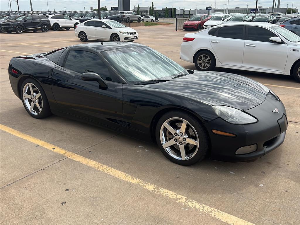 Black 2008 Chevrolet Corvette Coupe RWD Coupe Rear-Wheel Drive 6-Speed Automatic