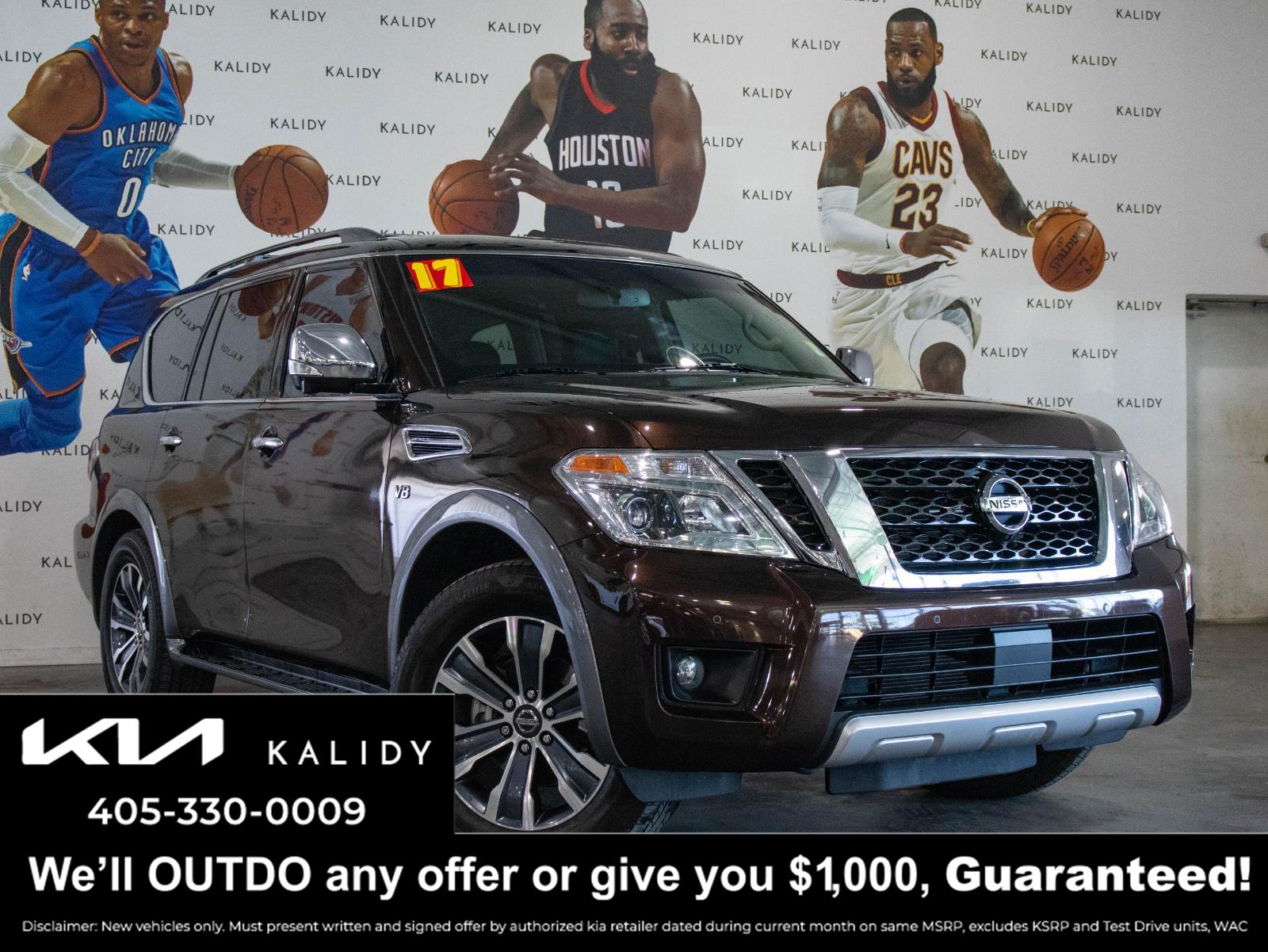 Mocha Almond 2017 Nissan Armada SL 4WD SUV / Crossover Four-Wheel Drive Automatic