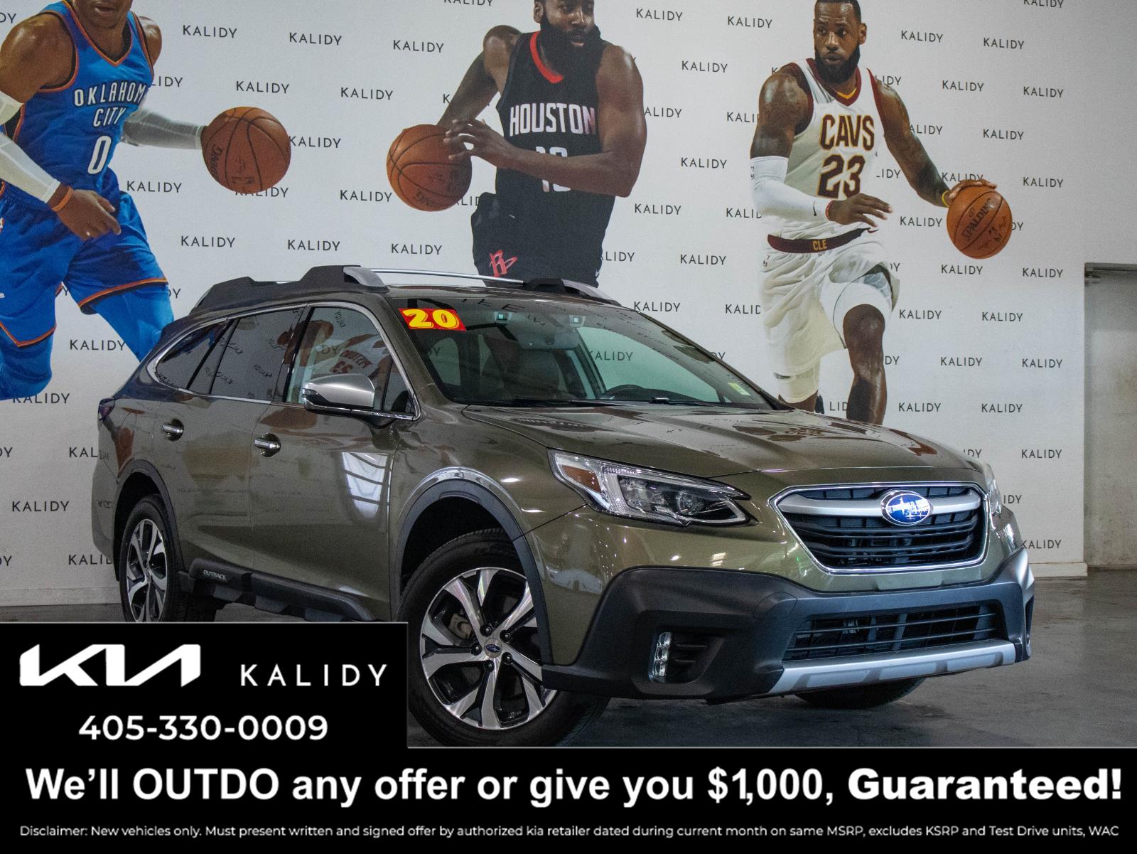 Autumn Green Metallic 2020 Subaru Outback Touring AWD SUV / Crossover All-Wheel Drive Continuously Variable Transmission