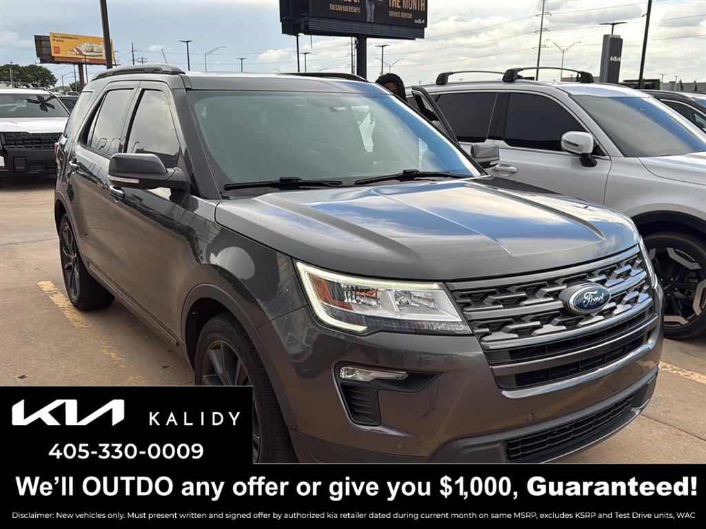 Gray (Magnetic Metallic) 2018 Ford Explorer XLT SUV / Crossover Front-Wheel Drive 6-Speed Automatic