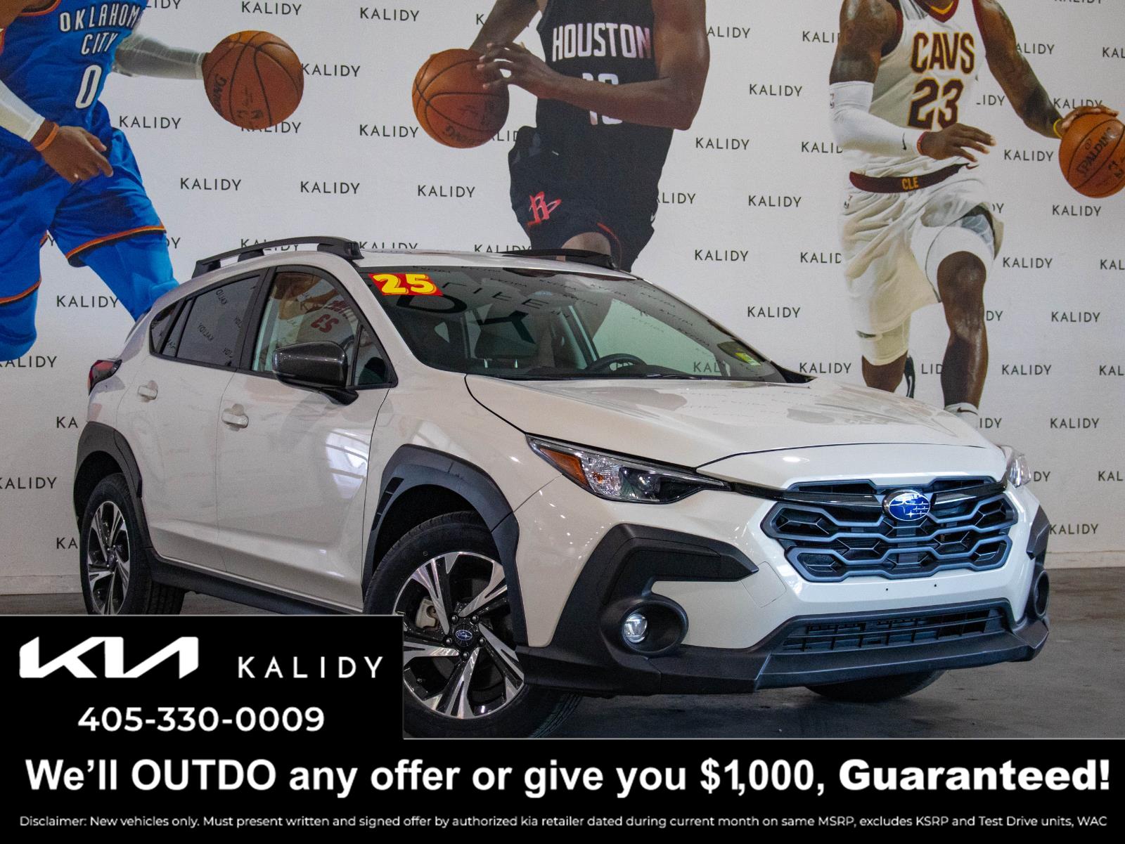 Crystal White Pearl 2025 Subaru Crosstrek Premium AWD SUV / Crossover All-Wheel Drive Continuously Variable Transmission