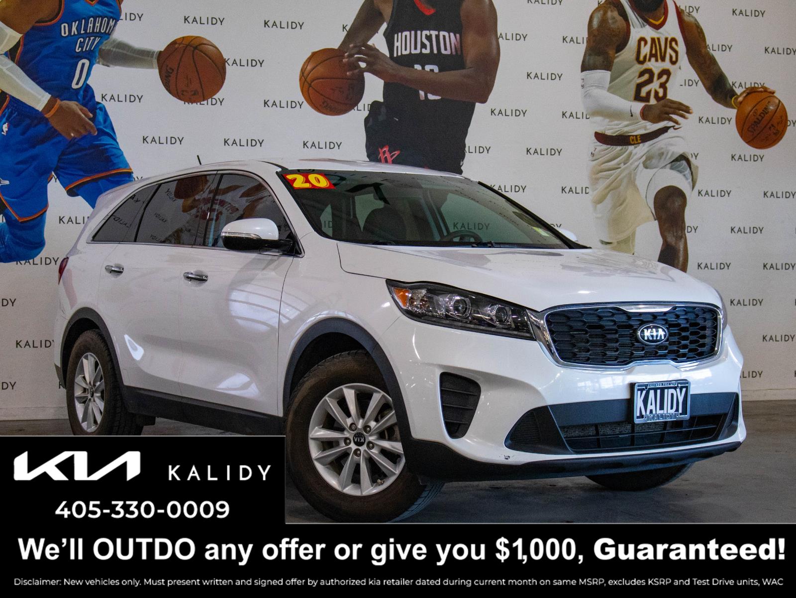 Snow White Pearl 2020 Kia Sorento L FWD SUV / Crossover Front-Wheel Drive Automatic
