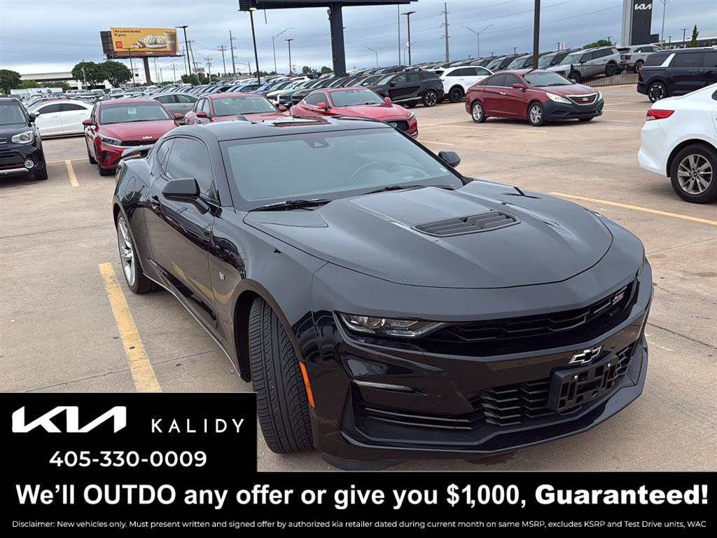 Black 2019 Chevrolet Camaro 2SS Coupe RWD Coupe Rear-Wheel Drive Automatic