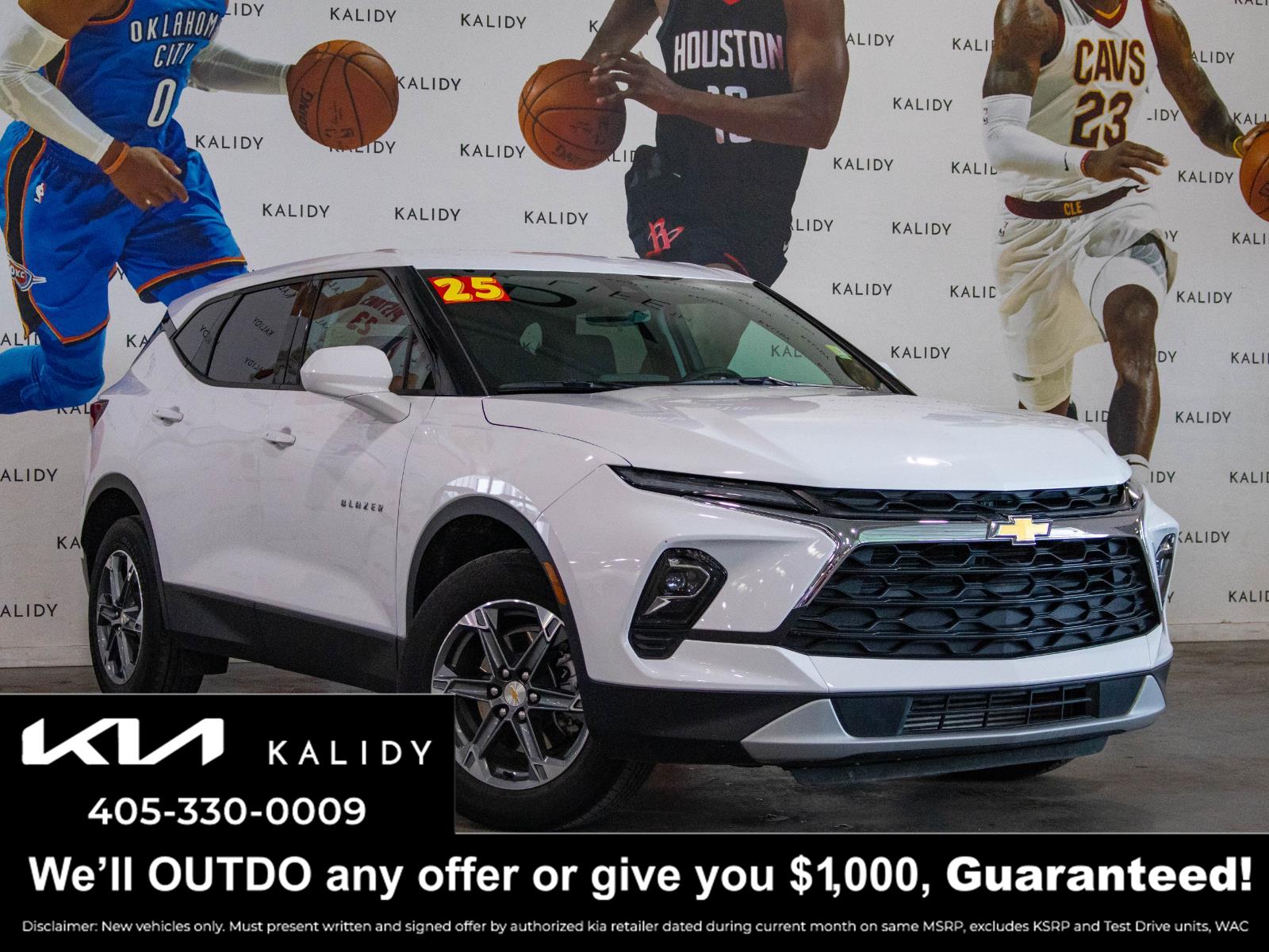 Summit White 2025 Chevrolet Blazer SUV / Crossover All-Wheel Drive 9-Speed Automatic