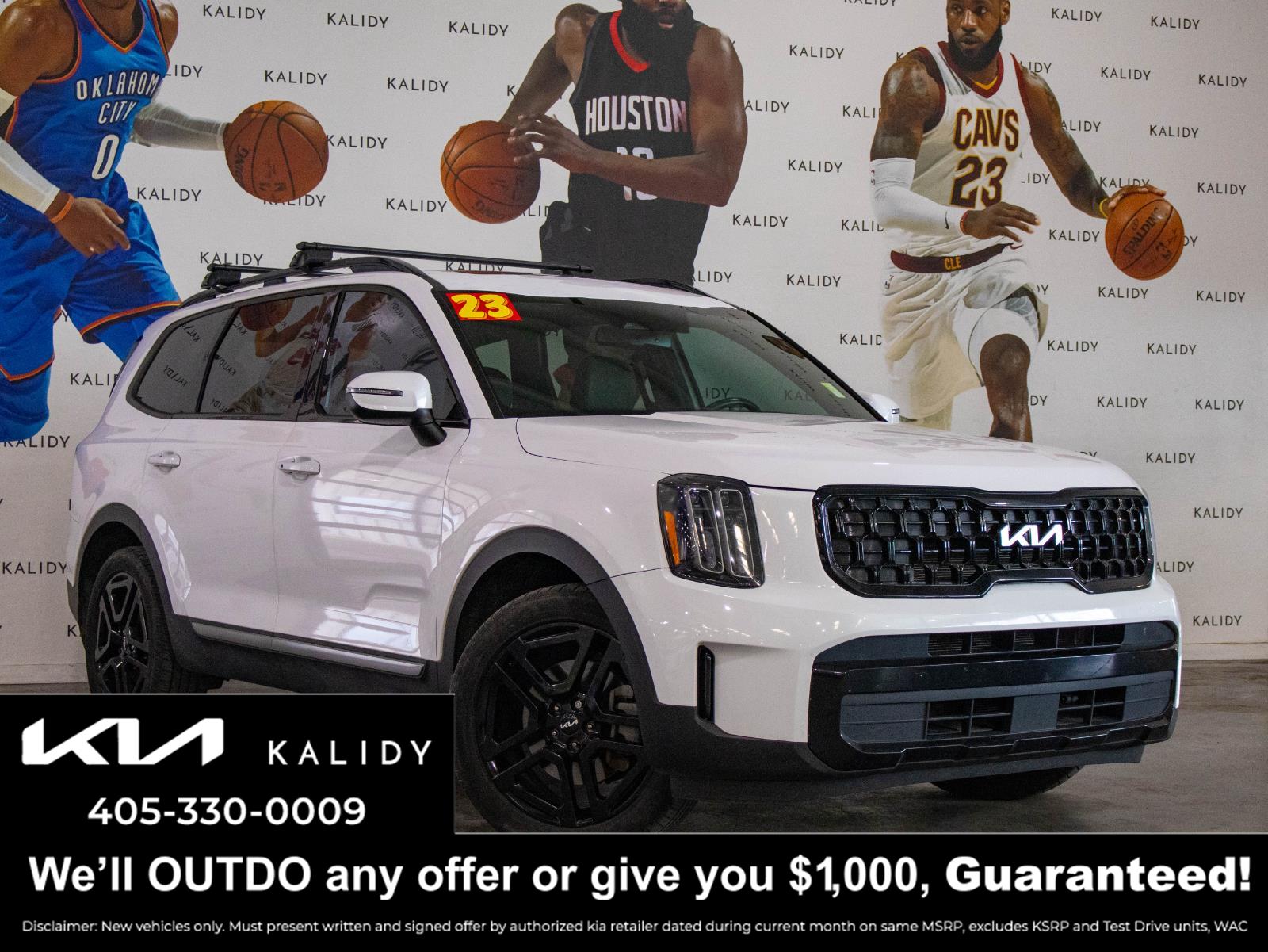 Glacial White Pearl 2023 Kia Telluride SUV / Crossover All-Wheel Drive Automatic