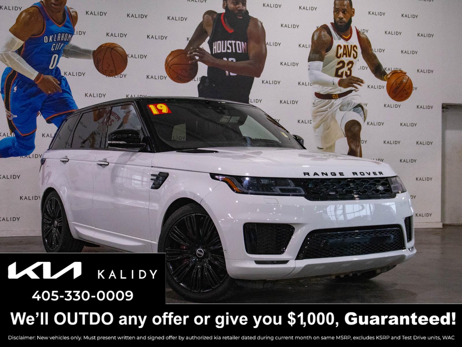 Fuji White 2019 Land Rover Range Rover Sport SUV / Crossover All-Wheel Drive Automatic