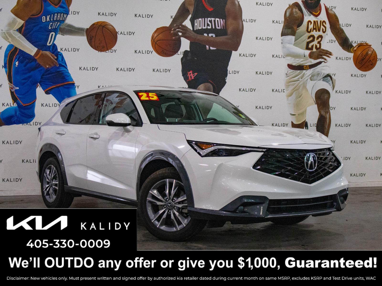 Platinum White Pearl 2025 Acura ADX FWD SUV / Crossover Front-Wheel Drive Continuously Variable Transmission