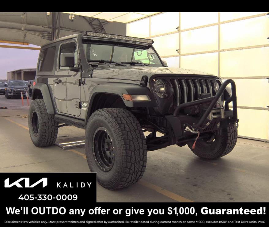 Gray (Granite Crystal Metallic Clearcoat) 2018 Jeep Wrangler Sport 4WD SUV / Crossover Four-Wheel Drive 8-Speed Automatic