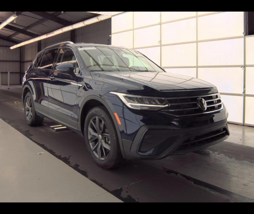 Atlantic Blue Metallic 2022 Volkswagen Tiguan SE 4Motion SUV / Crossover All-Wheel Drive Automatic
