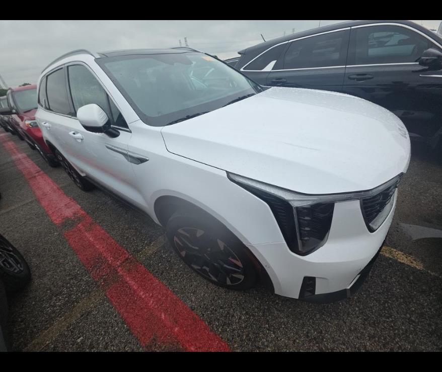 Glacial White Pearl 2024 Kia Sorento SX FWD SUV / Crossover Front-Wheel Drive Automatic