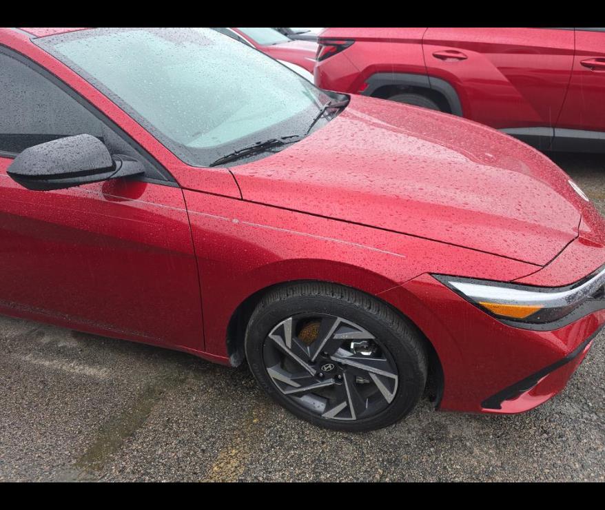 Ultimate Red 2025 Hyundai Elantra SEL Sport FWD Sedan Front-Wheel Drive Continuously Variable Transmission
