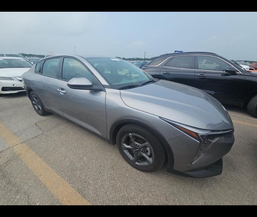 Steel Gray 2025 Kia K4 LXS FWD Sedan Front-Wheel Drive Continuously Variable Transmission