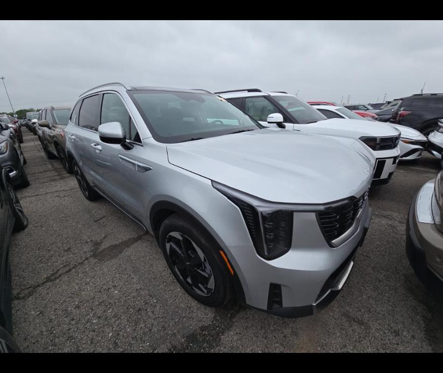 Silky Silver 2025 Kia Sorento Hybrid EX FWD SUV / Crossover Front-Wheel Drive Automatic
