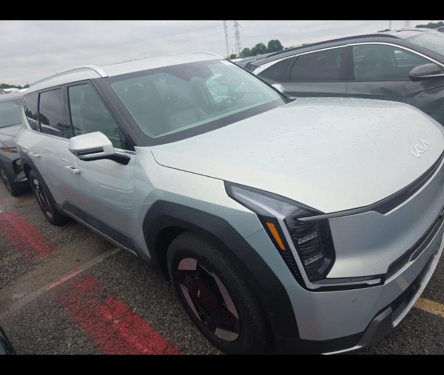 White (Ivory Silver) 2026 Kia EV9 Wind AWD SUV / Crossover All-Wheel Drive Automatic