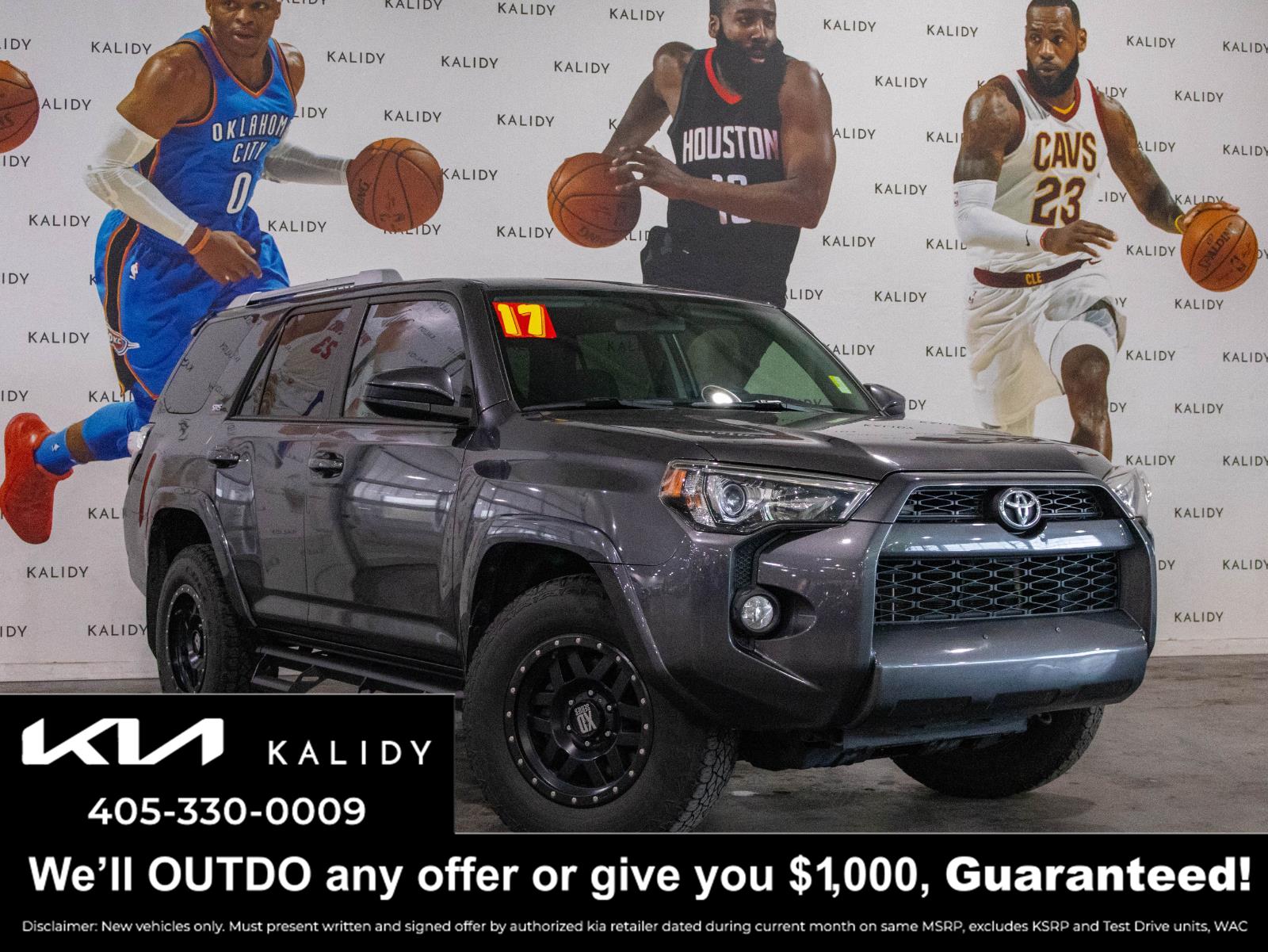 Magnetic Gray Metallic 2017 Toyota 4Runner SR5 SUV / Crossover 4X2 Automatic
