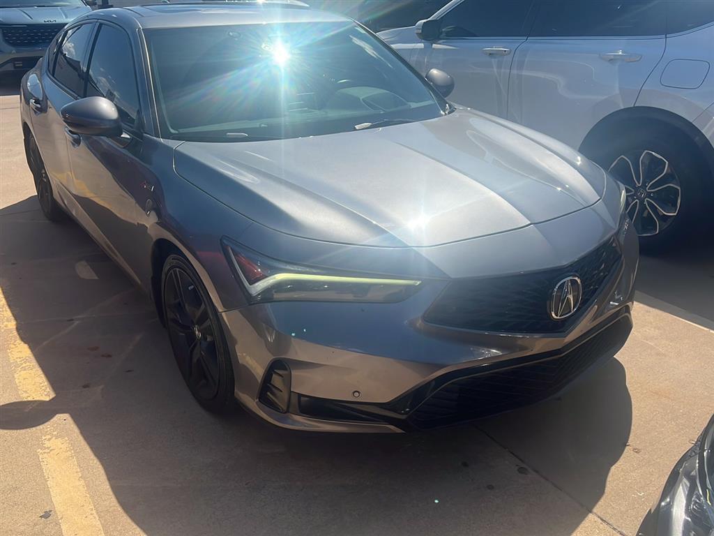 Liquid Carbon Metallic 2023 Acura Integra FWD with Technology and A-SPEC Package Sedan Front-Wheel Drive Continuously Variable Transmission