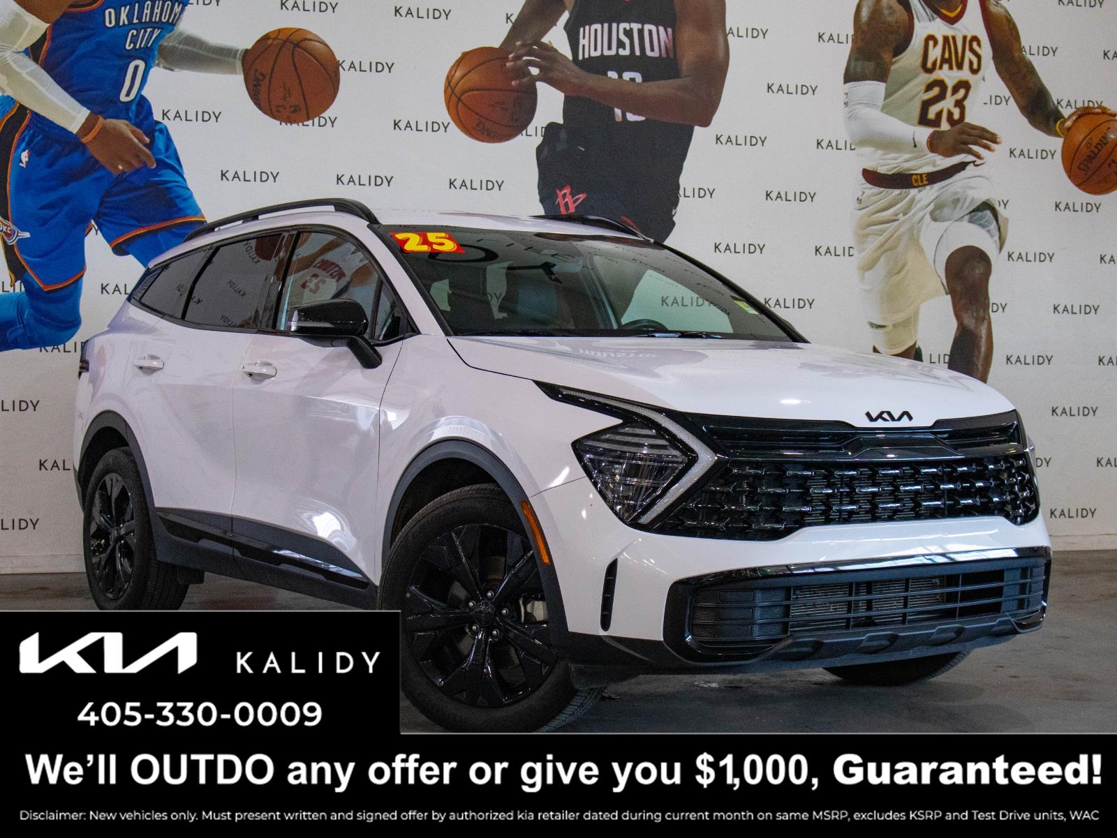 Glacial White Pearl 2025 Kia Sportage X-Line AWD SUV / Crossover All-Wheel Drive Automatic