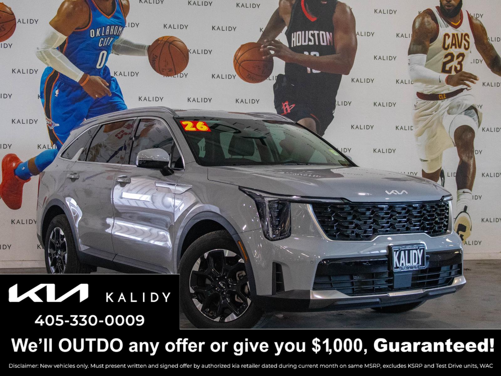 Wolf Gray 2026 Kia Sorento S FWD SUV / Crossover Front-Wheel Drive Automatic