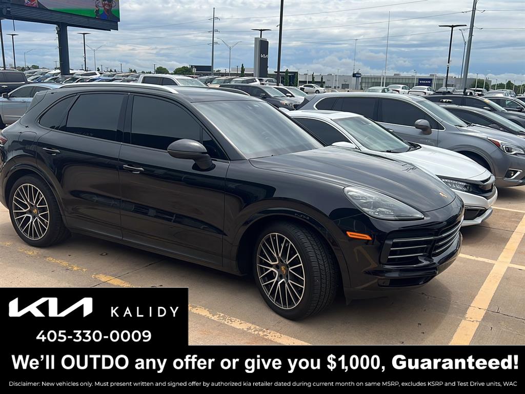 Black 2019 Porsche Cayenne AWD SUV / Crossover All-Wheel Drive Automatic