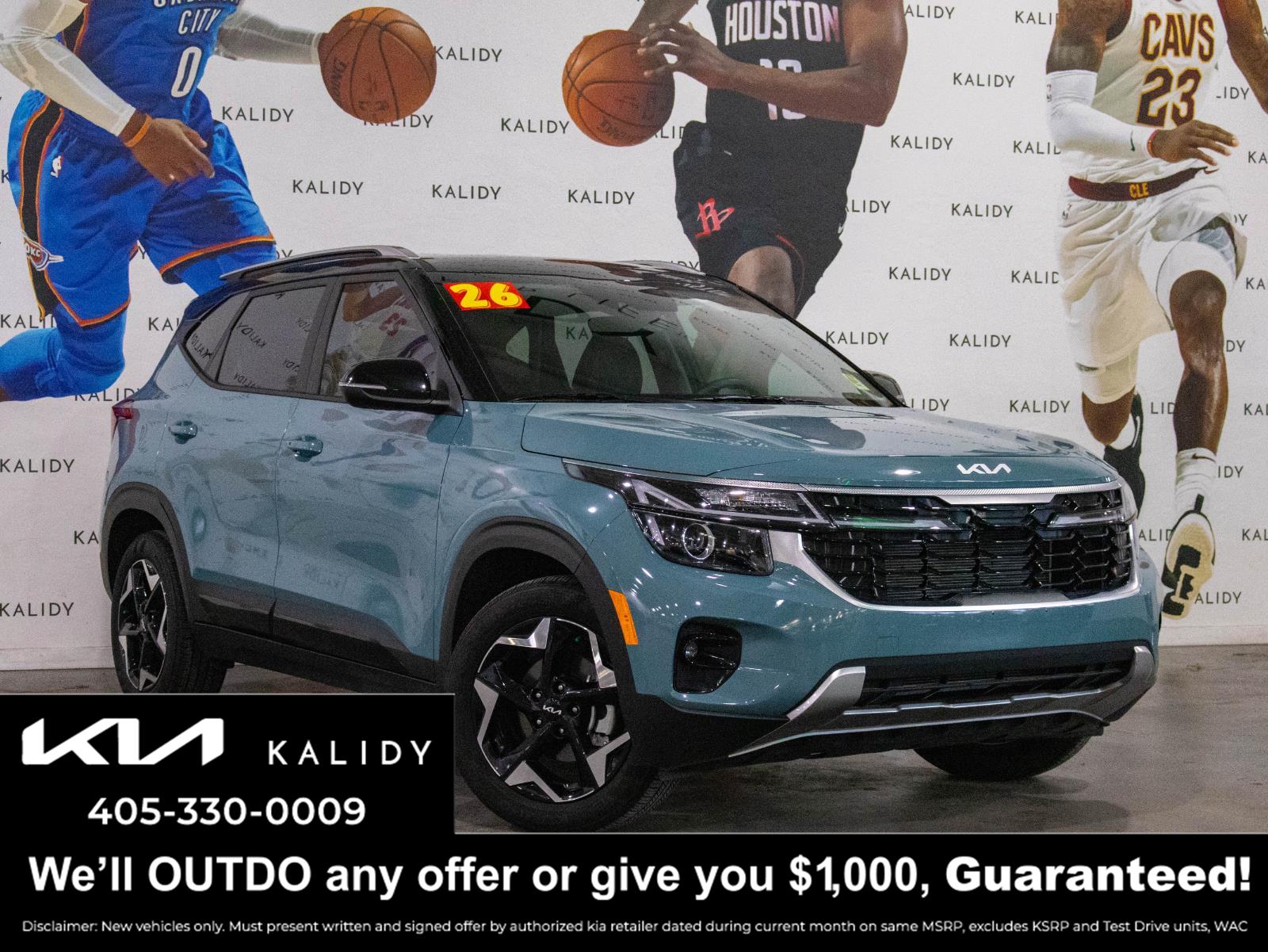Pluton Blue/Black Roof 2026 Kia Seltos S FWD SUV / Crossover Front-Wheel Drive Continuously Variable Transmission