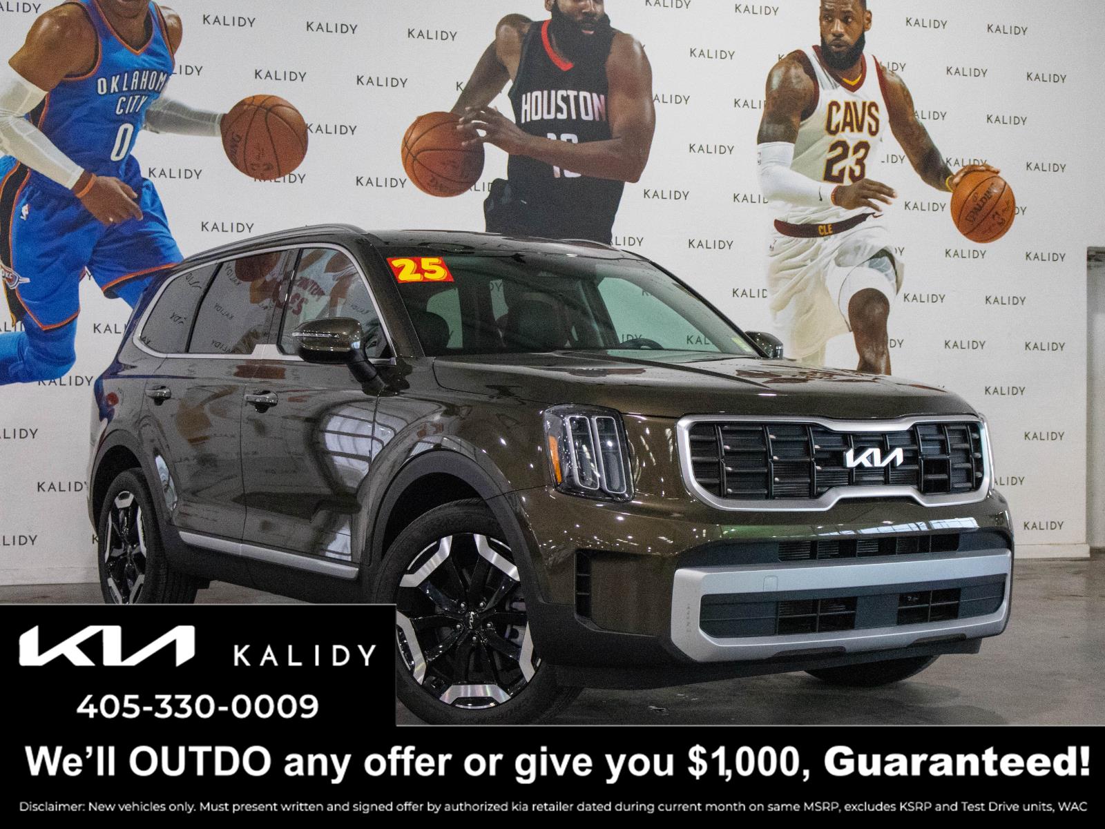 Dark Moss 2025 Kia Telluride SUV / Crossover Front-Wheel Drive Automatic