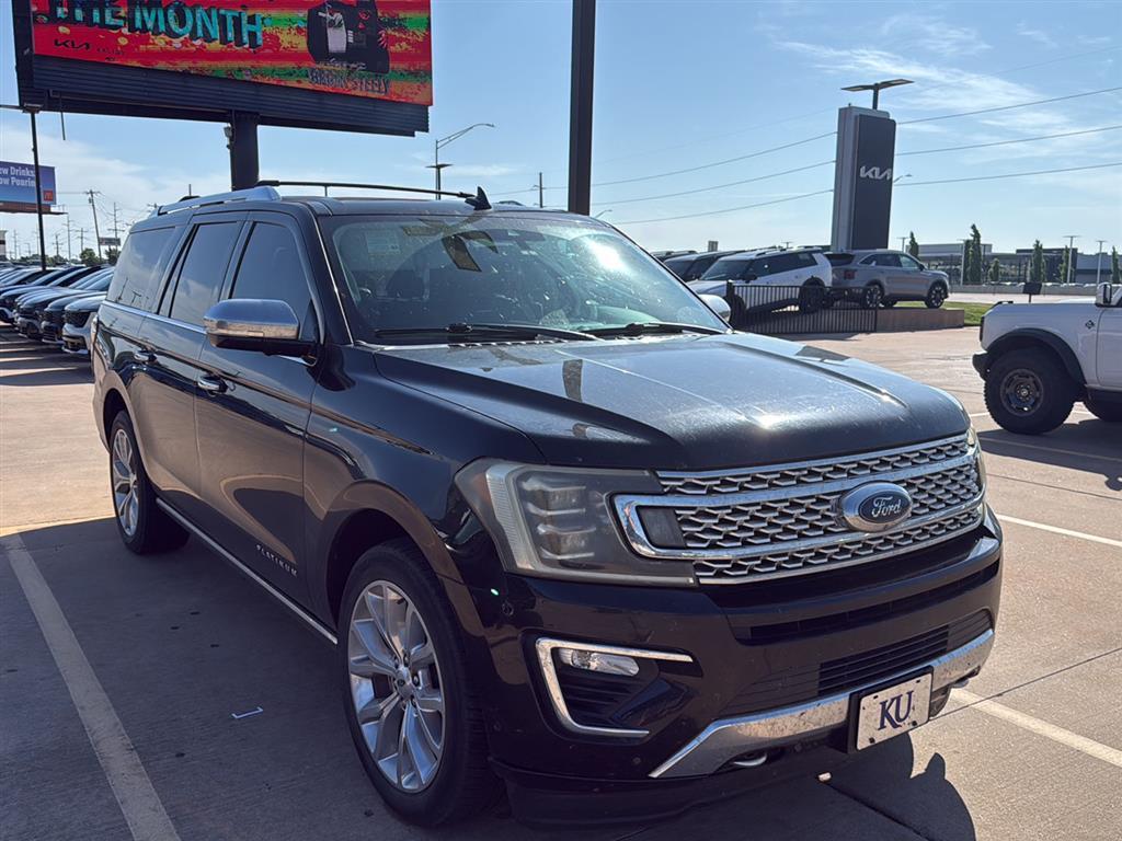 Agate Black Metallic 2019 Ford Expedition MAX Platinum 4WD SUV / Crossover Four-Wheel Drive Automatic