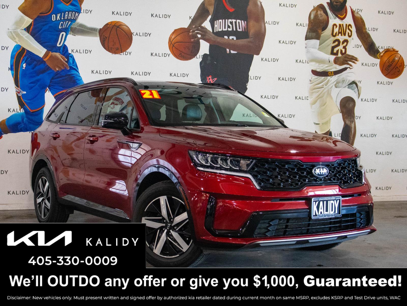 Passion Red Tintcoat 2021 Kia Sorento S FWD SUV / Crossover Front-Wheel Drive Automatic