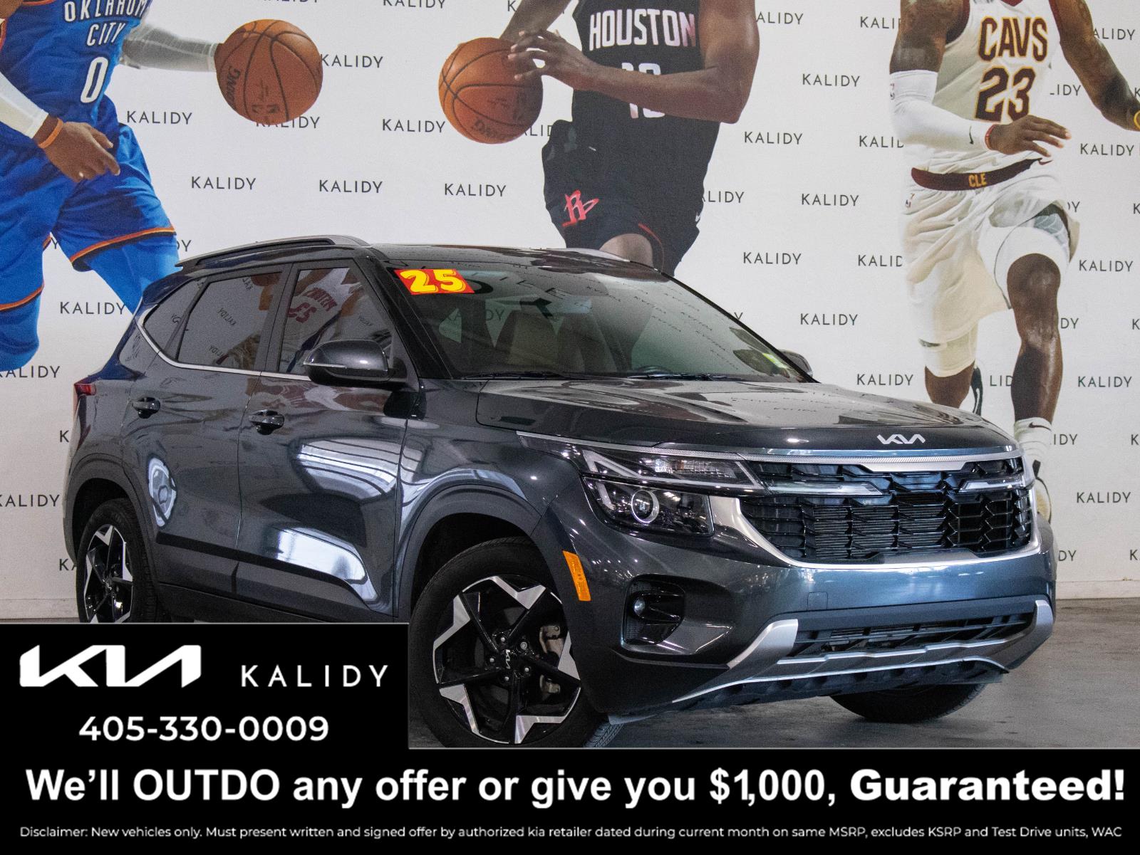 Gravity Gray 2025 Kia Seltos EX FWD SUV / Crossover Front-Wheel Drive Continuously Variable Transmission