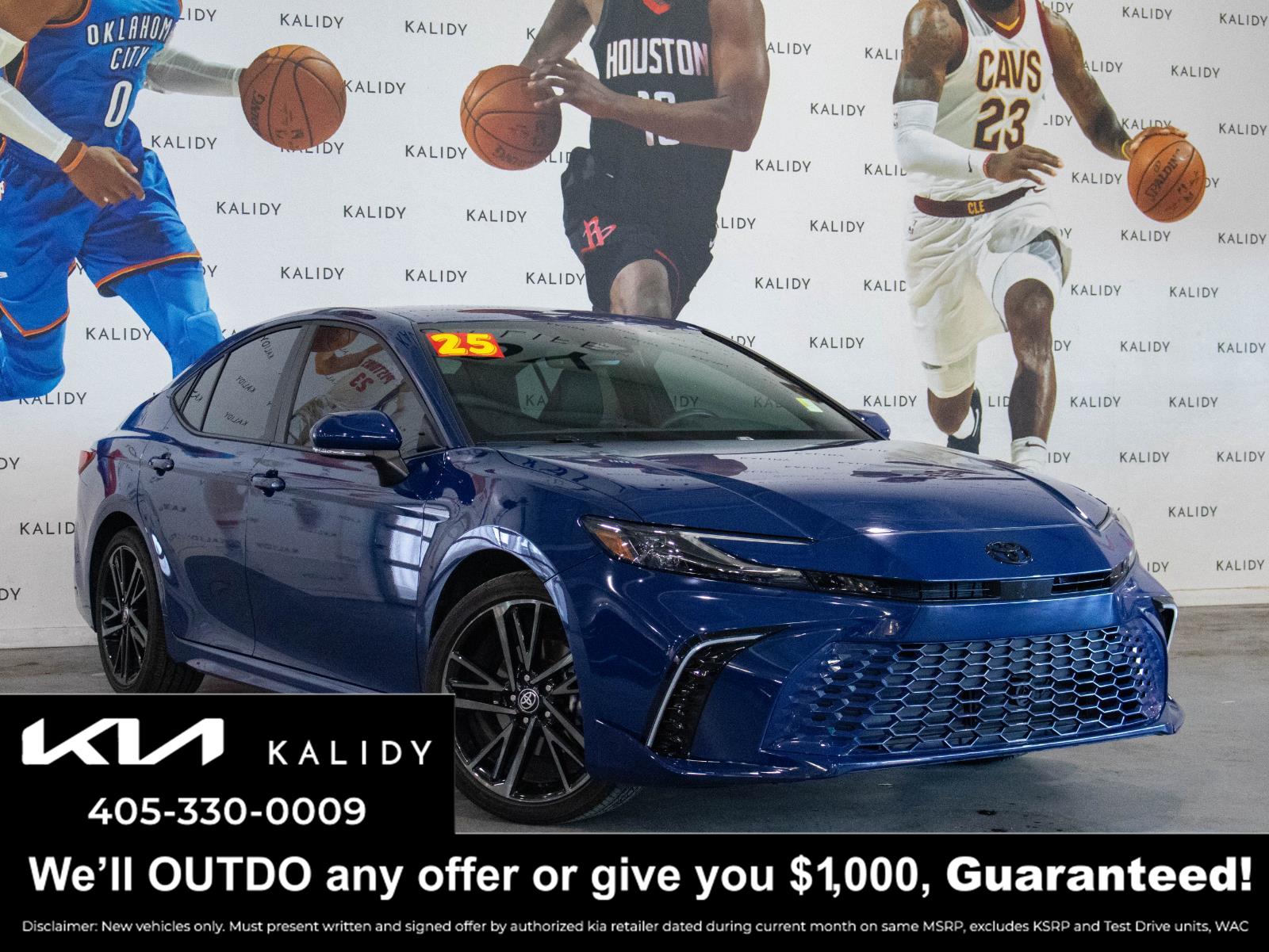 Reservoir Blue 2025 Toyota Camry Sedan Front-Wheel Drive Continuously Variable Transmission