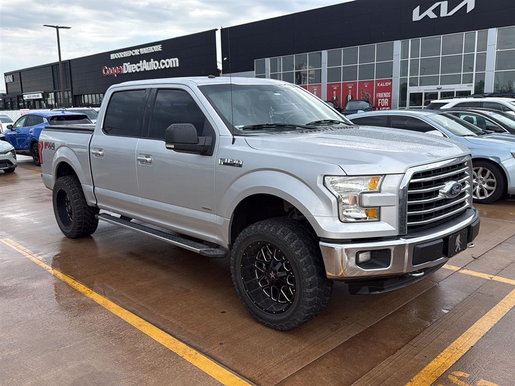 Ingot Silver Metallic 2016 Ford F-150 XLT SuperCrew 4WD Pickup Truck Four-Wheel Drive 6-Speed Automatic
