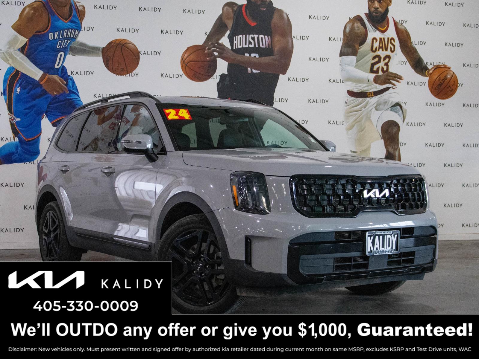 Wolf Gray 2024 Kia Telluride EX X-Line AWD SUV / Crossover All-Wheel Drive Automatic