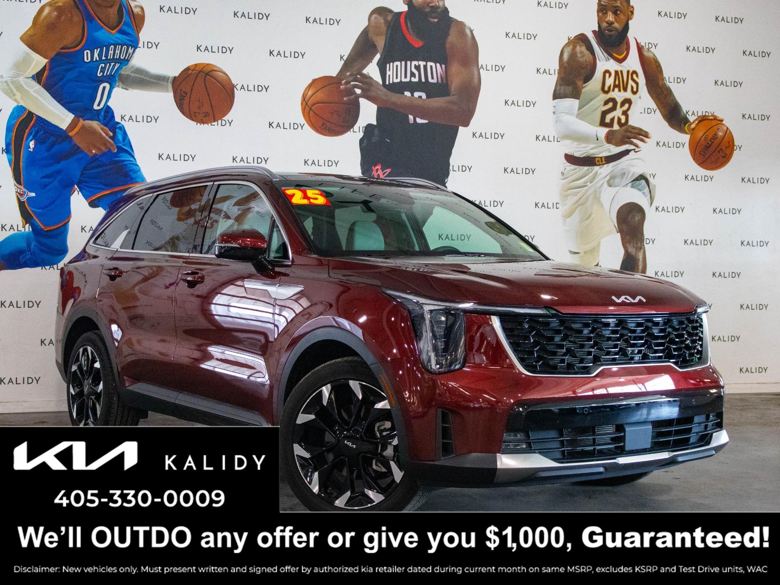 Dawning Red 2025 Kia Sorento EX FWD SUV / Crossover Front-Wheel Drive Automatic